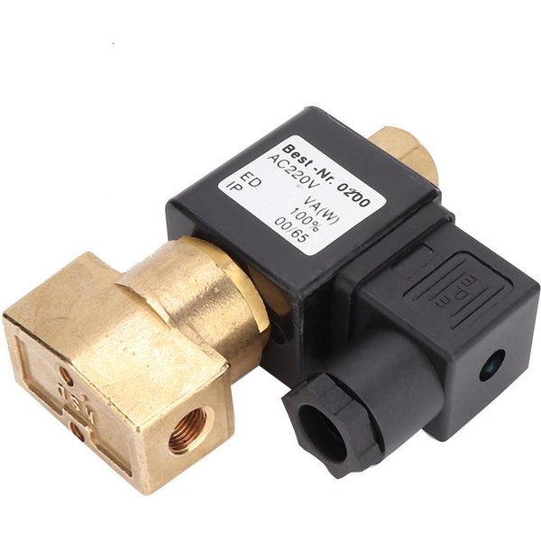 VáLvula Solenoide EléCtrica De LatóN Premium Normalmente Abierta Rosca G1 8 (AC110V)-image