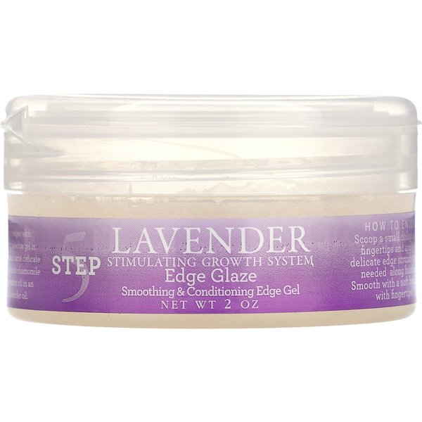 Camille Rose, Lavanda, Edge Glaze, Gel Suavizante Y Acondicionador Para Bordes, 2 Oz-image