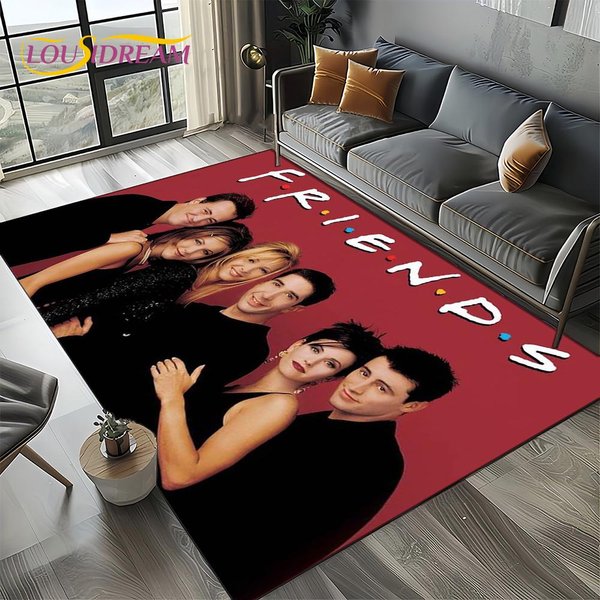 Dywanik Dywan Central Perk Serial TV Friends Do Salonu Sypialni Domu Dekoracja Sofy, Dywanik Do Zabawy Dla Dzieci Mata PodłOgowa AntypośLizgowa Prezent 40X60Cm( 15X23In )-image