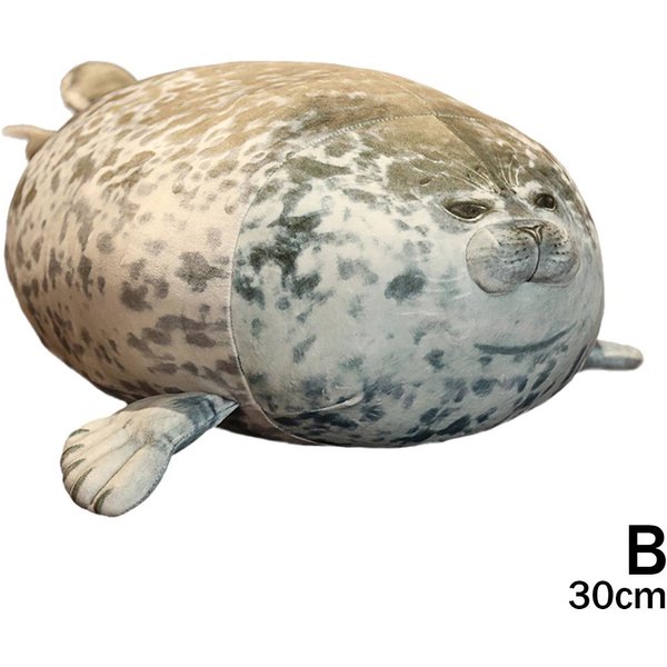 20/30Cm Gruba Pluszowa Foka Foca Gorda Foka Zabawka Pluszowe ZwierząTko Foca Guatona Plusz Lalka MięKka Poduszka Do Spania Urocza Lalka Foka Morska Prezent-image