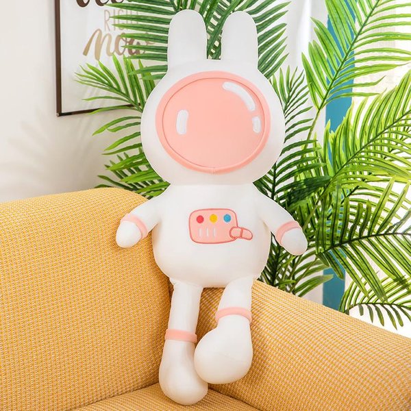 MuñEco Espacial De Dibujos Animados Conejo MuñEco De Peluche Astronauta Serie Astronauta Almohada Grande MuñEco De Trapo Regalo Juguete 80Cm-image