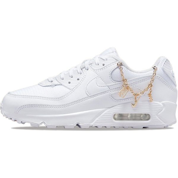 Nike Air Max 90 Premium Lucky Charms Damskie Sneakersy BiałE Metaliczne ZłOto DH0569-100 36.5-image