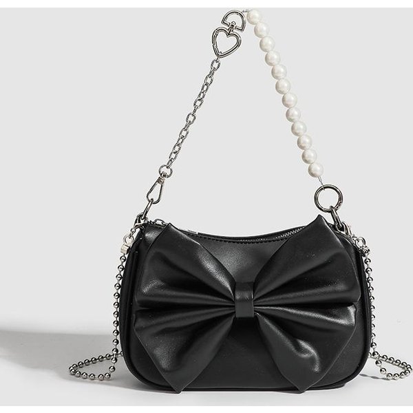 Bolsos Para Mujer Bolsos Cruzados Cadena De Nicho Bolsos De Hombro Mariposa Bolsos De Hombro Simples Y VersáTiles Gray-image