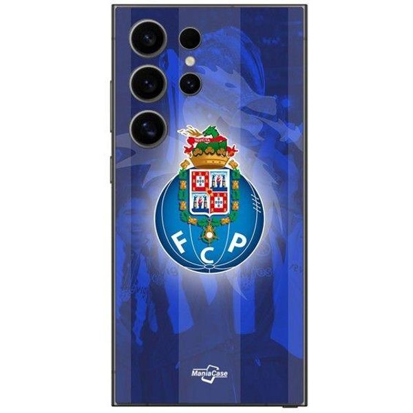 Coque Samsung Galaxy S25 Ultra FCP Porto Fond Bleu Portugal Maniacase Negro-image