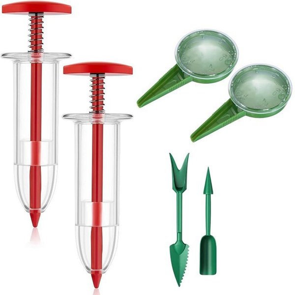 Mini Sembradora, Sembradora Manual, Sembradora PequeñA, Sembradora Multifuncional Ajustable Para JardineríA, Sembradora Manual De Flores Y Plantas.-image