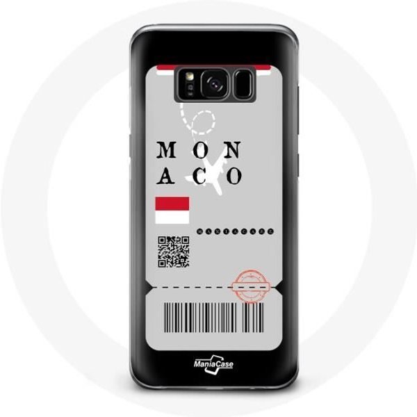 Coque Pour Samsung Galaxy S8 Plus Billet D'avion Monaco-image