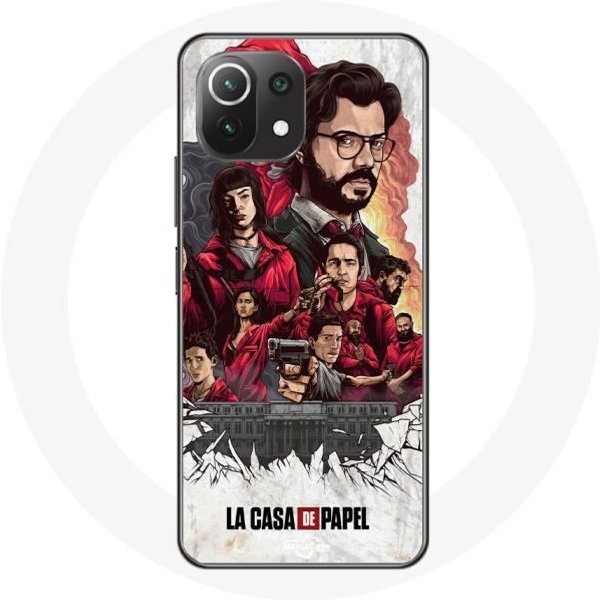 Funda Para Xiaomi Mi 11 Lite La Casa De Papel PóSter Arte-image