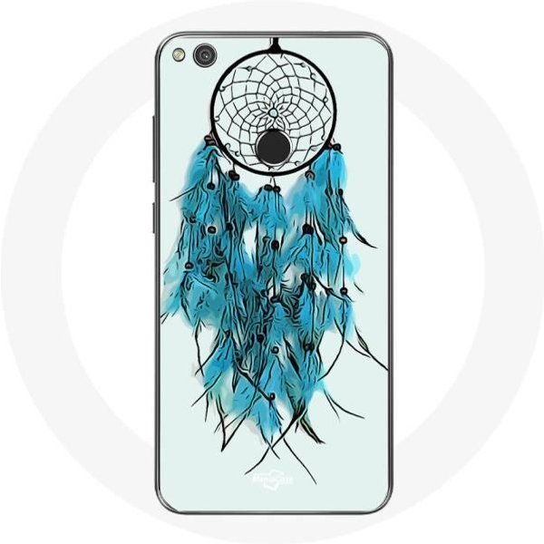 Funda Para Huawei P8 Lite 2017 AtrapasueñOs Azul Fondo Blanco-image