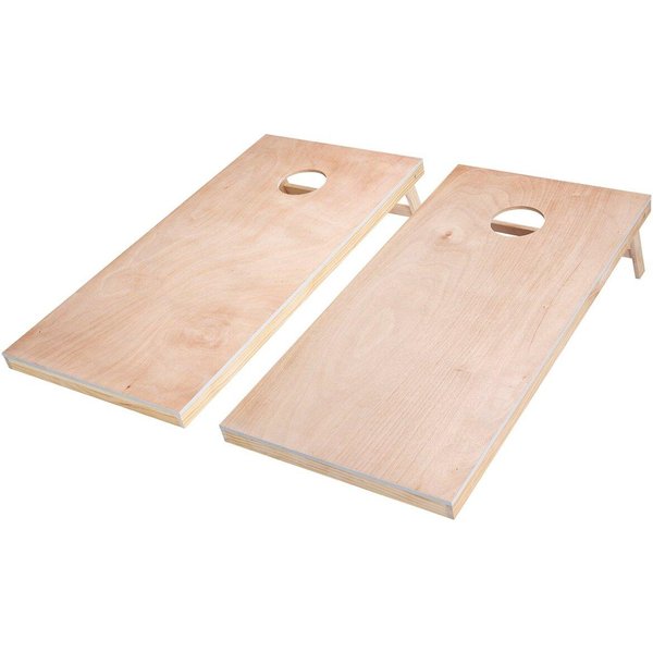 Juego De Cornhole 4X2 Pies Tablero De Juego PortáTil De Lanzamiento De Bolsas De MaíZ Madera Con Estuche-image
