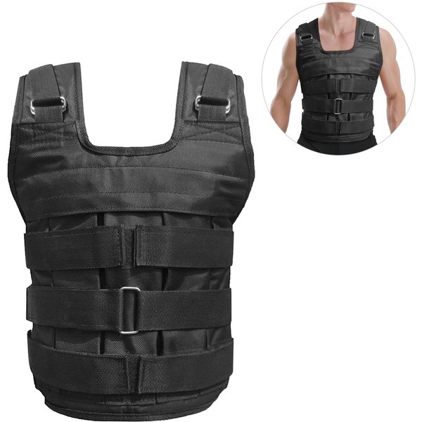 Chaleco Con Peso Ajustable, Chaqueta Con Peso, Tela Oxford Para Ejercicio, Carga De Peso, Entrenamiento De Fuerza, 50Kg-image