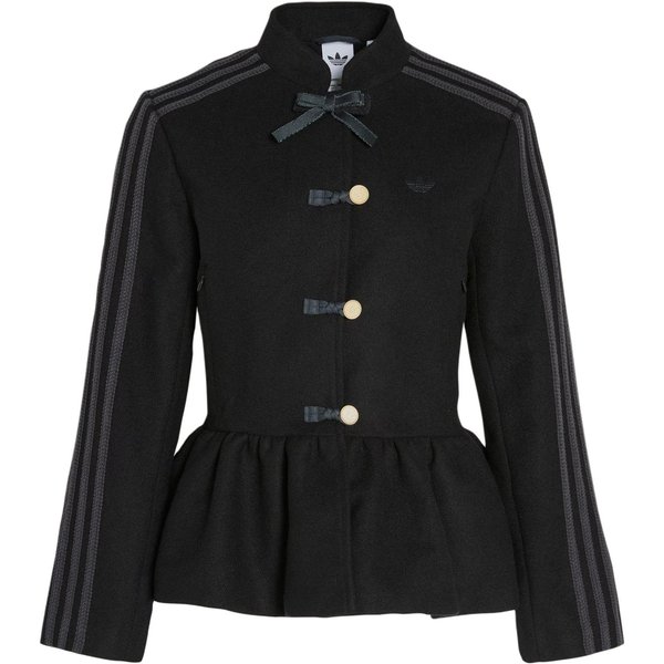 Adidas Originals AñO Nuevo FW25 CNY Deportivo Definidor De Cintura Ajustado CóModo Agradable Para La Piel Chaqueta A Rayas Mujer Chaquetas KR5068 S-image