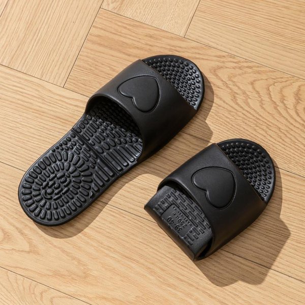 PrzenośNe Kapcie Do UżYtku W Pomieszczeniach - Lekkie I SkłAdane Kapcie PodróżNe EVA Dla GośCi Hotelowych I Do UżYtku Domowego Dla Unisex 37-38 Black-image