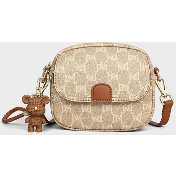 Bolso Bolso De Mujer Bolso Cruzado Moda Primavera/Verano Bolso De Hombro Bolso PequeñO De Alta Calidad Beige-image