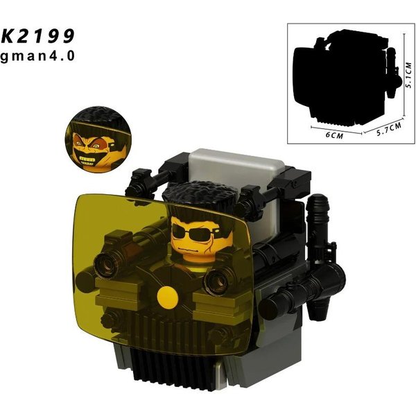 Nowe Figurki Kdl Swat Skibidi Toilet Man Anime Klocki Zabawki Tvman Titan Kamerzysta Speakerman Model Z KlockóW Zabawka Dla Dziecka Prezent Urodzinowy-image