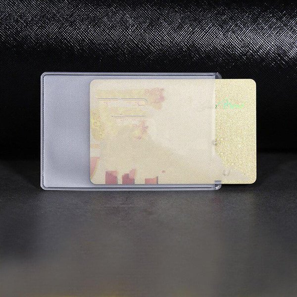 10 Uds. Tarjetero Transparente De Pvc, Cartera Protectora, Tarjetero Para Tarjetas De CréDito, IdentificacióN, Banco De Negocios, Funda Para Tarjeta De AutobúS, Bolsa-image