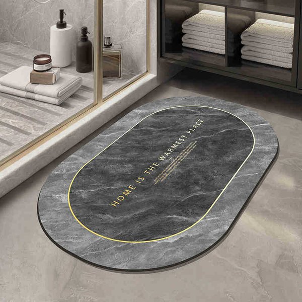 Mata Z Ziemi Okrzemkowej Na WejśCie Brudna ŁAtwa W PielęGnacji ChłOnna Mata Pod Stopy Marmurowa Mata łAzienkowa AntypośLizgowa Mata 60 * 90Cm (Diatom Mud)-image