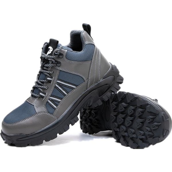 Zapatos De Seguridad Para Hombre Con Puntera De Acero Antiaplastamiento Zapatos De Trabajo Para Hombre Zapatillas Ligeras A Prueba De Perforaciones Indestructibles Dropshipping Zapatos 40 Gris-image
