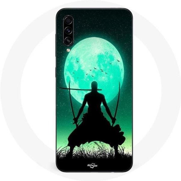 Funda Maniacase Para Samsung Galaxy A50 Roronoa Zoro Triple Espada Luna Llena-image