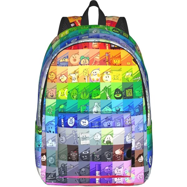 Mochila De Moda Con Dibujos Animados Bfdi Mochila Deportiva Para Escuela Secundaria Senderismo Viajes Daypack Para Hombres Mujeres Bolsos De Lona Para PortáTil S-image