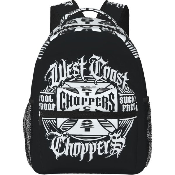 West Coast Choppers Print 1 Plecaki ChłOpcy Dziewczynki Tornister Uczniowie Torby Szkolne KreskóWka Dzieci Plecak Torba Na Ramię DużA Pojemność One Size-image