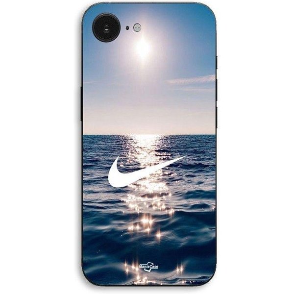 Coque Pour Iphone 17E Nike Logo Blanc Mer Solei Maniacase-image
