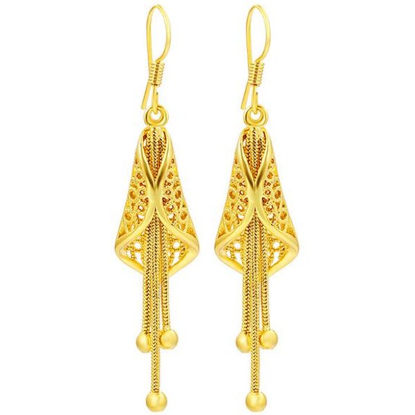 Nie Znikną 18-Karatowe ZłOto BiżUteria Spadek Kolczyk Dla Kobiet Eringes Bizuteria Argent Bijoux Joyas Bijoux Femme Orecchini Granat BiżUteria-image
