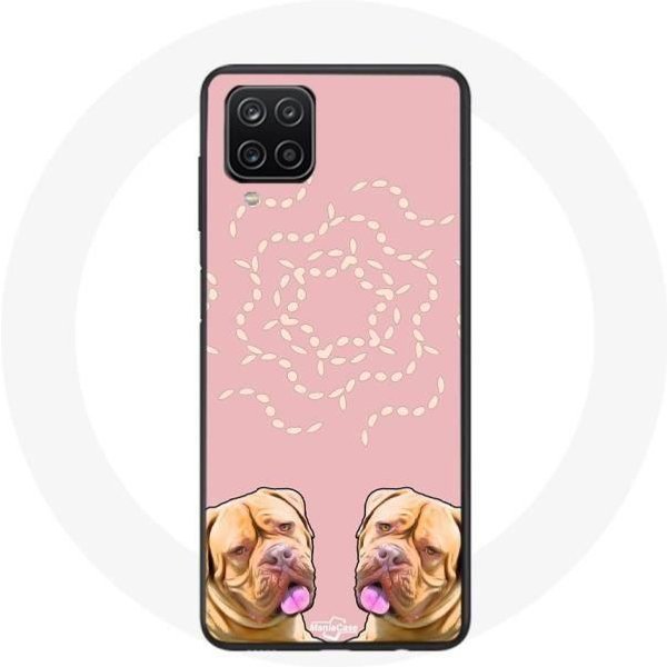 Funda - Samsung - Galaxy A12 - Flexible - Rosa - Dogo De Burdeos-image