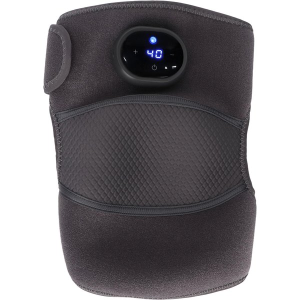 Masajeador De Rodilla Calentado 3 Velocidades VibracióN 5 Ajustes De Calor Envoltura De Rodillera Calentada Ajustable Para-image