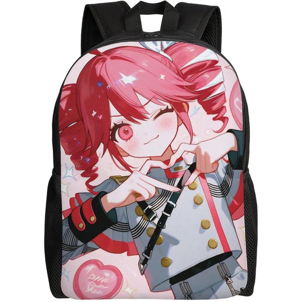 Kasane Teto Anime Vocaloid Dziewczyna Fajny Plecak Sportowy Uczeń Turystyka PodróżNy Plecak Na Co Dzień Dla MężCzyzn Kobiet College Torba Na Ramię Pink-image