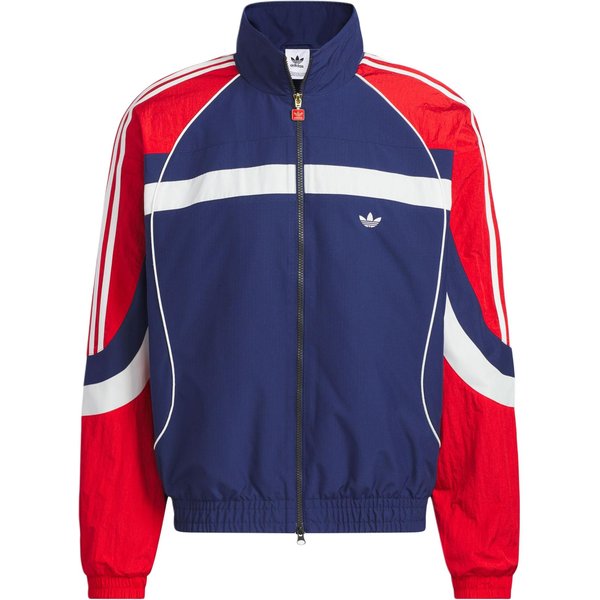 Chaqueta Retro Adidas Originals Para Hombre Azul Oscuro/Escarlata Claro L Red-image