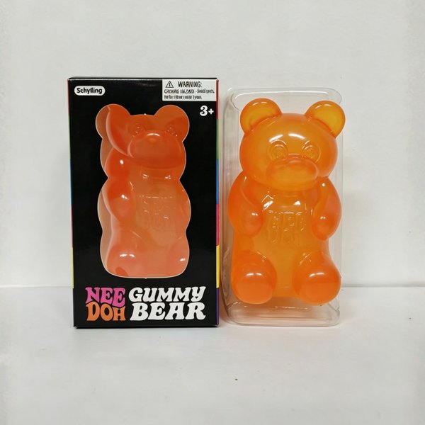 Needoh Gummy Bear MięKka Zabawka Antystresowa Sensoryczna Zabawka Do ŚCiskania Dla Dzieci I DorosłYch Nietoksyczna Zabawka Biurkowa UspokajająCa-image