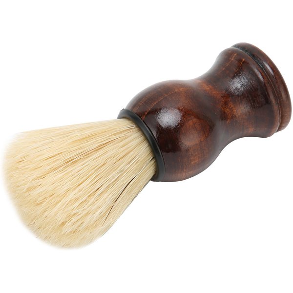 Lekka PęDzel Do Golenia Brody Drewniana RąCzka PęDzel Do Golenia Szczotka Do Czyszczenia Golenia Brody Beige-image