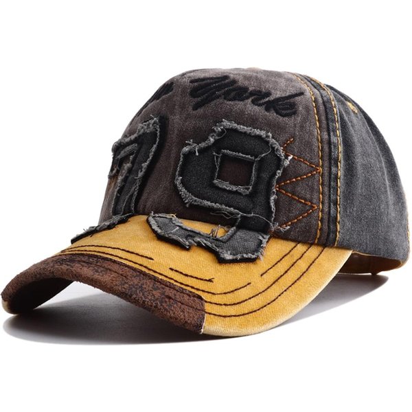 Nueva Gorra De BéIsbol De AlgodóN Lavado Unisex Para Hombres Y Mujeres Con Bordado De Letras Gorra Vintage Ajustable Casual Para Exteriores Ropa Urbana Gorras Deportivas Adjustable Black-image