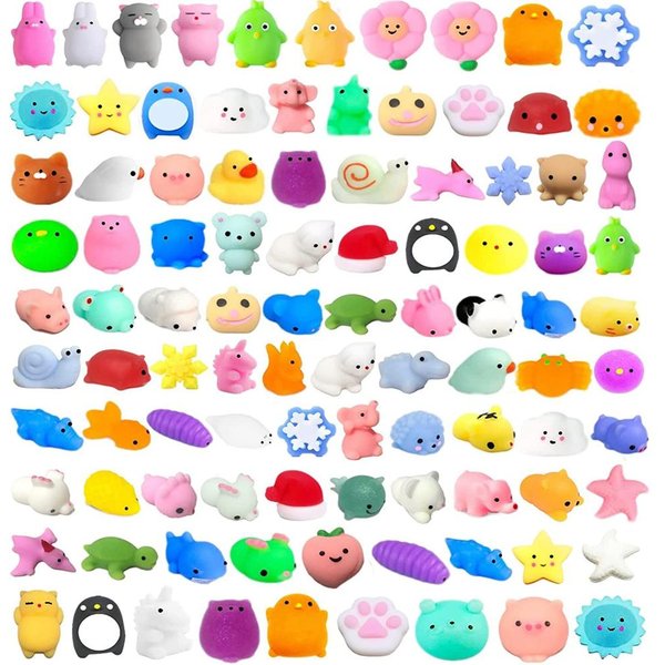 20 Sztuk Hi Squishy Zabawka Kawaii Mini ZwierząTka Squishies Zabawki Do Redukcji Stresu Dla Dzieci ChłOpcóW Dziewczynek Prezenty Urodzinowe Upominki Na Imprezę Nagrody Blue-image