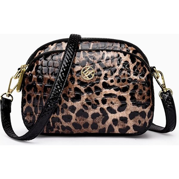 Torba Dla Mamy W Panterkę Modna Wszechstronna Torba Na Ramię Crossbody Casualowa Lekka Torba Na Telefon KomóRkowy Dla Kobiet W śRednim Wieku-image