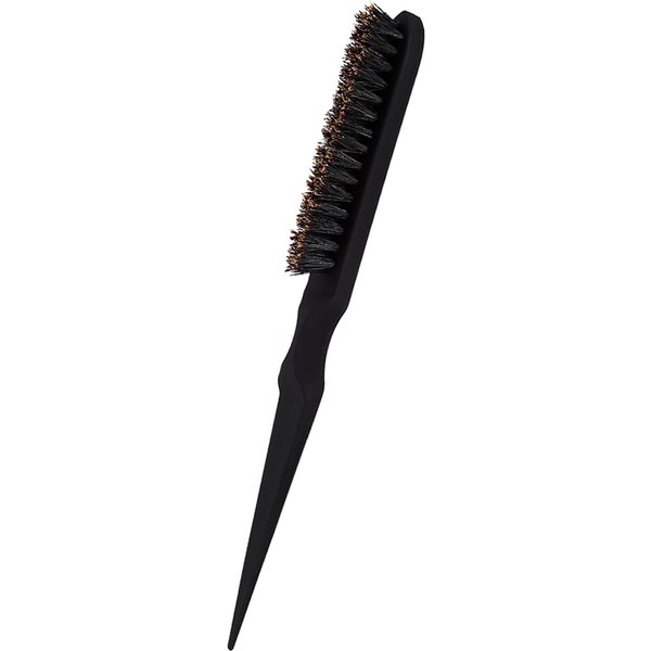 Cepillo Para Peinar El Cabello Hacia AtráS SalóN De Belleza Largo Y Corto Maquillaje De Noche Peine Desenredante (Negro) Negro-image