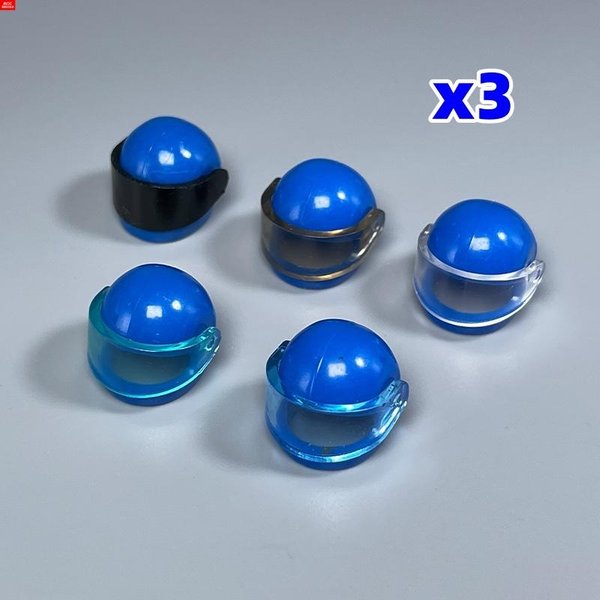 Klocki MOC 30006 30124 88415 2446 2447 Wizjer Kasku Motocyklowego Figurka Akcji Do Noszenia Klocki Zabawka Prezent Dla Dzieci-image