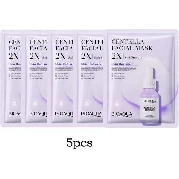 Bioaqua Maska Do Twarzy Z Centellą I Kolagenem NawilżAjąCa OdśWieżAjąCa Maseczki W PłAchcie Maska Do Twarzy Z Kwasem Hialuronowym Produkty Do PielęGnacji SkóRy-image