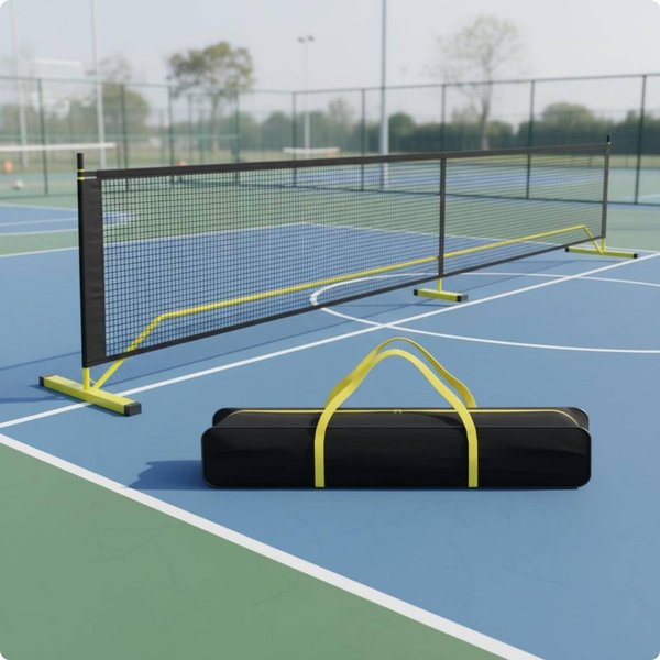 PrzenośNa Siatka Do Pickleballa ŁAtwa W MontażU SprzęT Sportowy-image