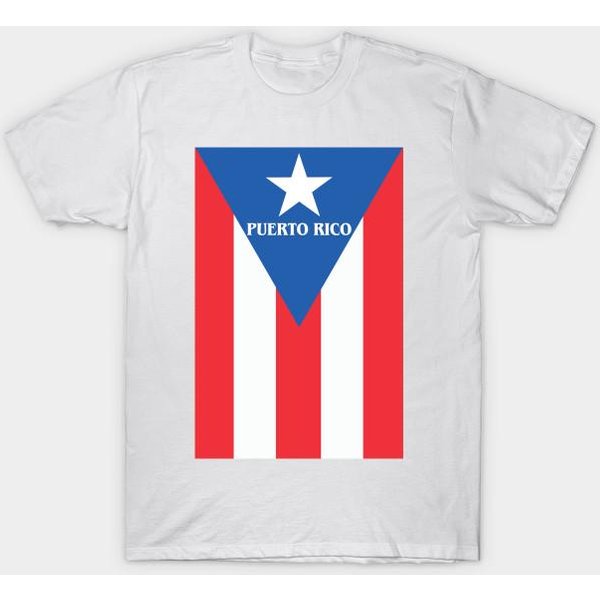 Camiseta Mujer Puerto Rico Estampado Harajuku Kawaii Verano Manga Corta Camiseta Femenina Top Tee 3XL Blanco-image