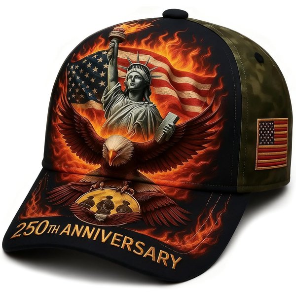 Gorra De BéIsbol De Ee. Uu. Del 250º Aniversario ÁGuila Gorra Del 250º Aniversario Americano Gorra PatrióTica Para Veteranos Marinos Black-image