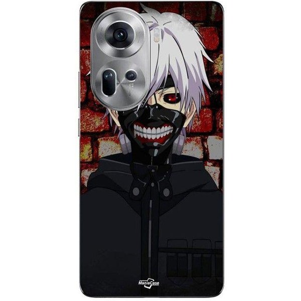 Coque De TéLéPhone - Maniacase - Oppo Reno 11 5G - Anime Tokyo Ghoul - Silicone - Souple Negro-image
