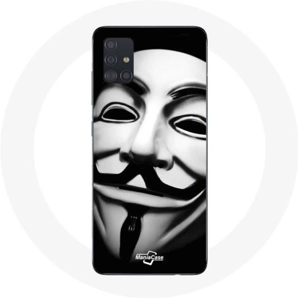 Funda - Maniacase - Samsung Galaxy A51 - Flexible - MáScara AnóNima - ProteccióN-image