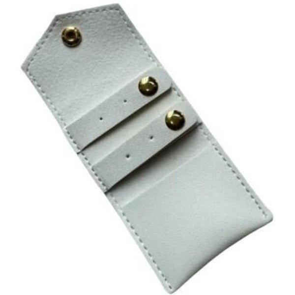 Organizador De Joyas PortáTil De Viaje Rollo Bolsa Enrollable Para Joyas Estuche Plegable Para Joyas Para Pulsera Anillo Collar Pendientes ExhibicióN Blanco-image