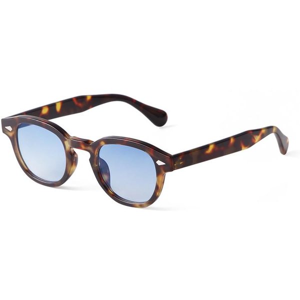 Gafas De Sol Redondas Estilo Carey Vintage Para Mujer Hombre DiseñO Retro Remache Lente Amarilla Azul Gafas De Sol Cuadradas Femeninas UV400 As Picture White-image