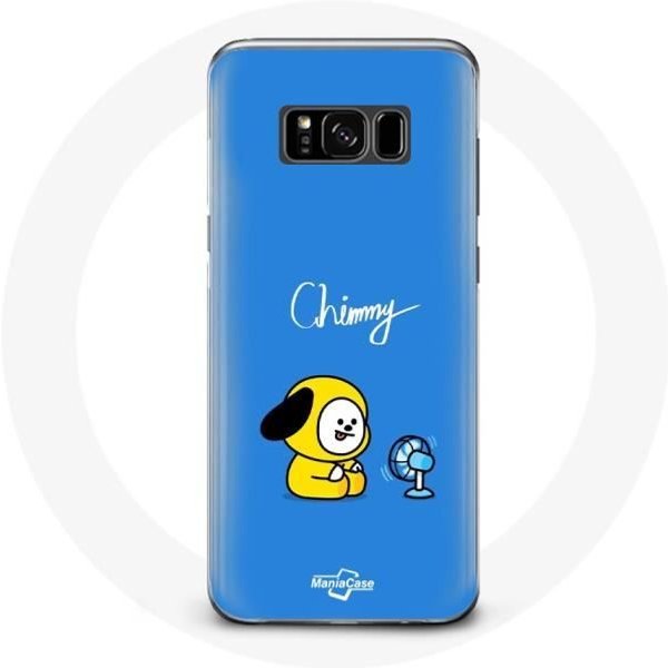 Funda Para Samsung Galaxy S8 Bangtan BTS BT21 Chimmy Jimin Fondo Azul-image