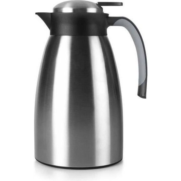 Pichet Isotherme - Ibili - 1500 Ml - Acier Inoxidable - Doble Paroi - Termo Gris-image