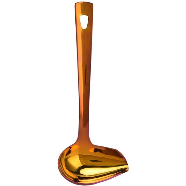 Cuchara De Aceite De Acero Inoxidable 304, CucharóN Para Sopa Espesa, Cuchara De Cocina Inocua Para Restaurantes Y Hogares. L(For 6.5-9Kg) Brown-image
