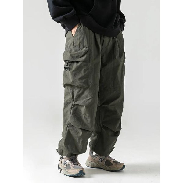 Pantalones Cargo ParacaíDas Transpirables De Moda Para Hombre Primavera/Verano Ocio Senderismo MontañIsmo Resistentes Al Agua M Verde-image