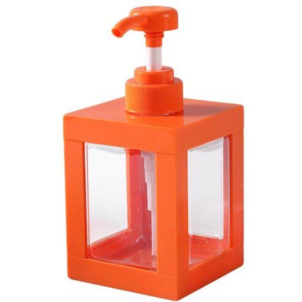 Butelki Na Balsam WciśNięTe Kwadratowe Butelki DozująCe żEl Pod Prysznic Butelka Do Przechowywania MydłA/żElu Pod Prysznic Pusta Butelka Do łAzienki 500ML-image